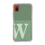 Slim Protection Case［ Original - initial two tone - W green ］