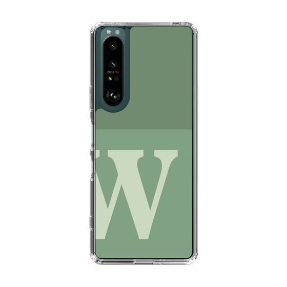 Slim Protection Case［ Original - initial two tone - W green ］