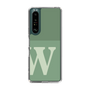 Slim Protection Case［ Original - initial two tone - W green ］