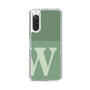 Slim Protection Case［ Original - initial two tone - W green ］