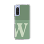 Slim Protection Case［ Original - initial two tone - W green ］