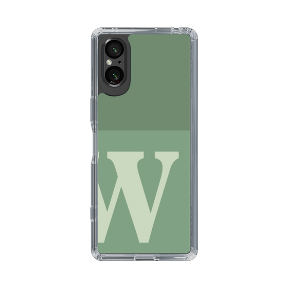 Slim Protection Case［ Original - initial two tone - W green ］