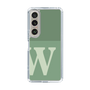 Slim Protection Case［ Original - initial two tone - W green ］