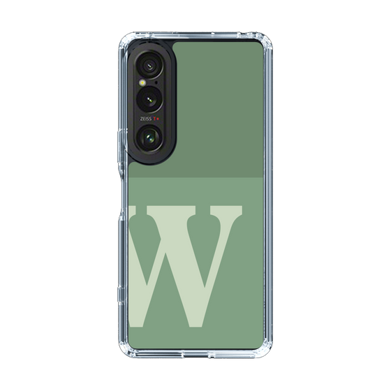Slim Protection Case［ Original - initial two tone - W green ］