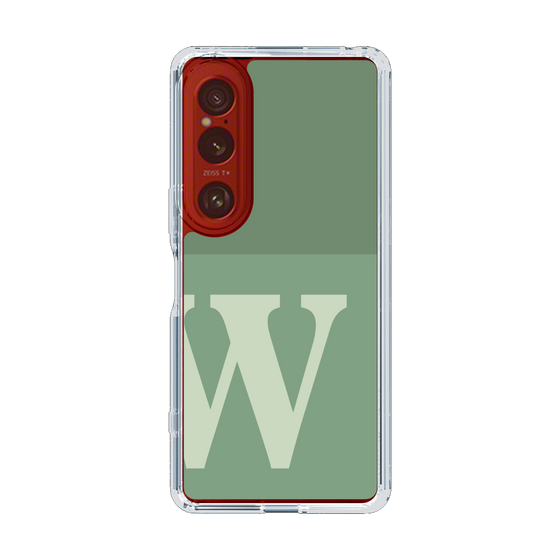 Slim Protection Case［ Original - initial two tone - W green ］