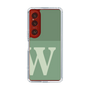 Slim Protection Case［ Original - initial two tone - W green ］
