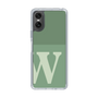Slim Protection Case［ Original - initial two tone - W green ］
