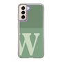 Slim Protection Case［ Original - initial two tone - W green ］