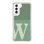 Slim Protection Case［ Original - initial two tone - W green ］