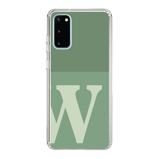 Slim Protection Case［ Original - initial two tone - W green ］