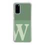 Slim Protection Case［ Original - initial two tone - W green ］