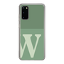 Slim Protection Case［ Original - initial two tone - W green ］