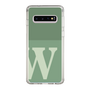 Slim Protection Case［ Original - initial two tone - W green ］