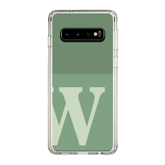 Slim Protection Case［ Original - initial two tone - W green ］