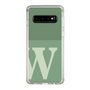 Slim Protection Case［ Original - initial two tone - W green ］