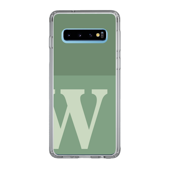 Slim Protection Case［ Original - initial two tone - W green ］