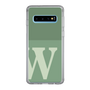 Slim Protection Case［ Original - initial two tone - W green ］