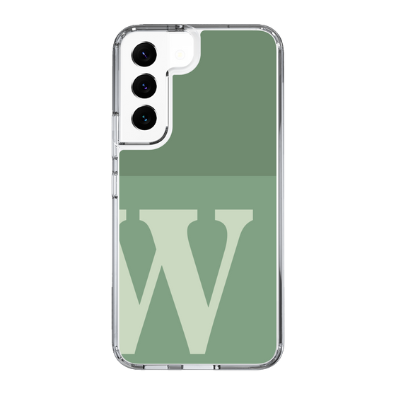 Slim Protection Case［ Original - initial two tone - W green ］