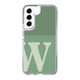 Slim Protection Case［ Original - initial two tone - W green ］