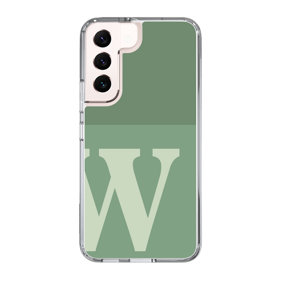 Slim Protection Case［ Original - initial two tone - W green ］