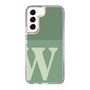 Slim Protection Case［ Original - initial two tone - W green ］