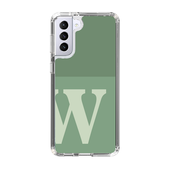 Slim Protection Case［ Original - initial two tone - W green ］