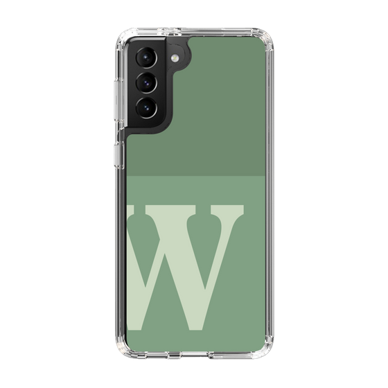 Slim Protection Case［ Original - initial two tone - W green ］