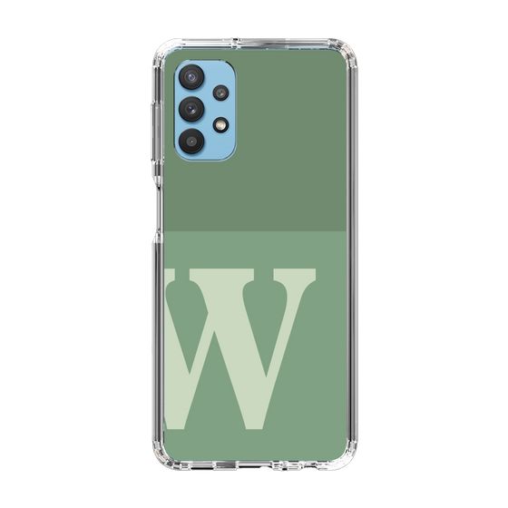 Slim Protection Case［ Original - initial two tone - W green ］