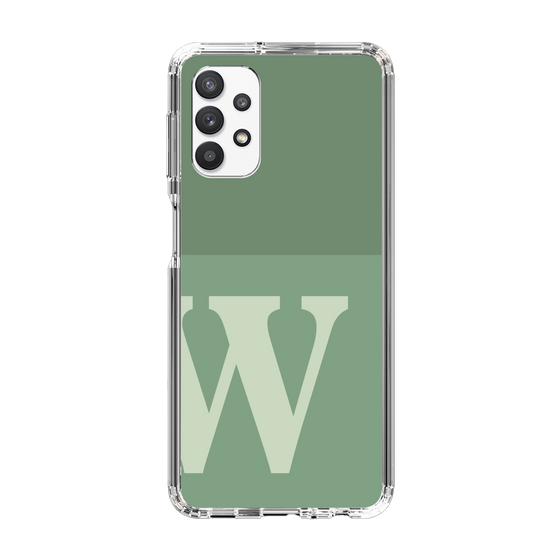 Slim Protection Case［ Original - initial two tone - W green ］
