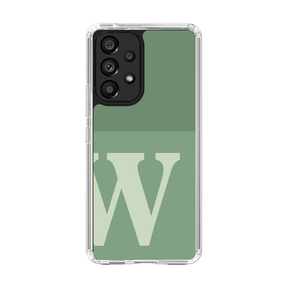 Slim Protection Case［ Original - initial two tone - W green ］