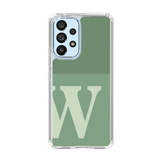 Slim Protection Case［ Original - initial two tone - W green ］