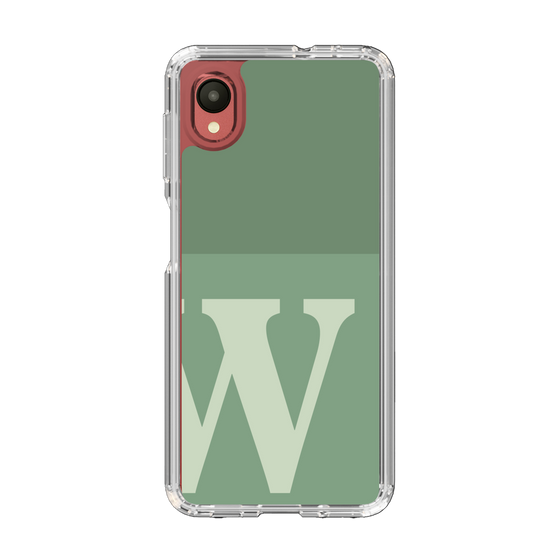 Slim Protection Case［ Original - initial two tone - W green ］