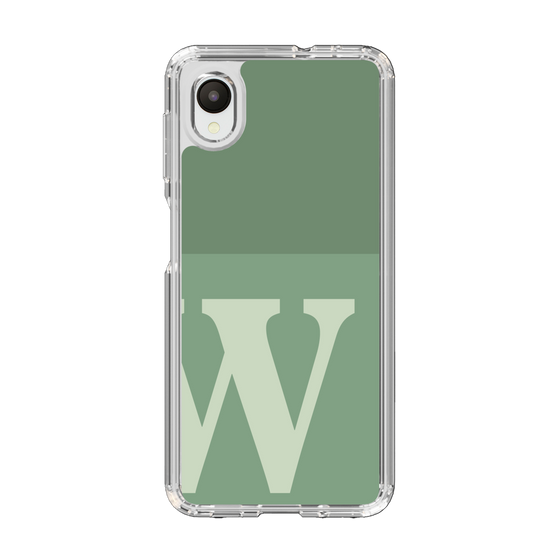 Slim Protection Case［ Original - initial two tone - W green ］
