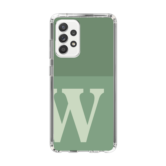 Slim Protection Case［ Original - initial two tone - W green ］