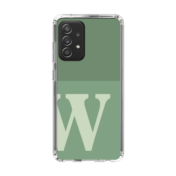 Slim Protection Case［ Original - initial two tone - W green ］