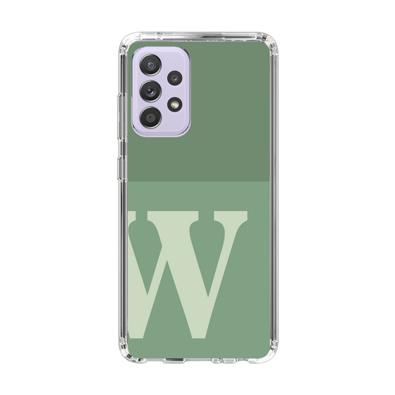 Slim Protection Case［ Original - initial two tone - W green ］