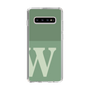 Slim Protection Case［ Original - initial two tone - W green ］