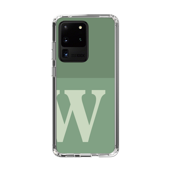 Slim Protection Case［ Original - initial two tone - W green ］