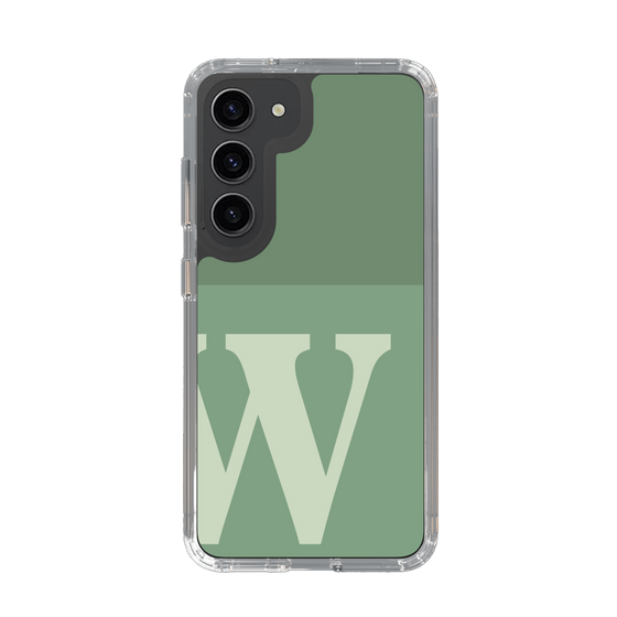 Slim Protection Case［ Original - initial two tone - W green ］