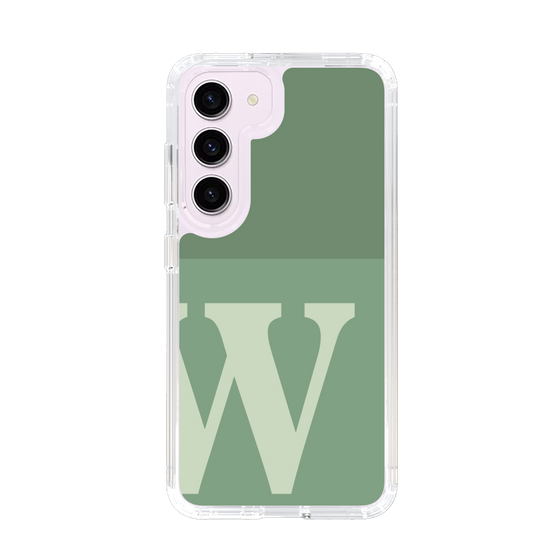 Slim Protection Case［ Original - initial two tone - W green ］