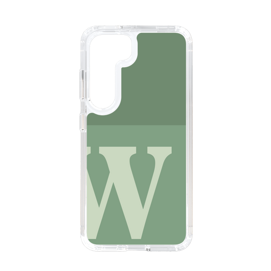 Slim Protection Case［ Original - initial two tone - W green ］