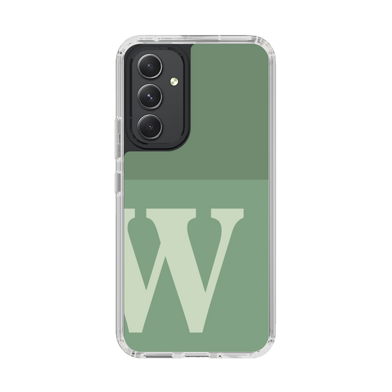 Slim Protection Case［ Original - initial two tone - W green ］