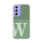 Slim Protection Case［ Original - initial two tone - W green ］