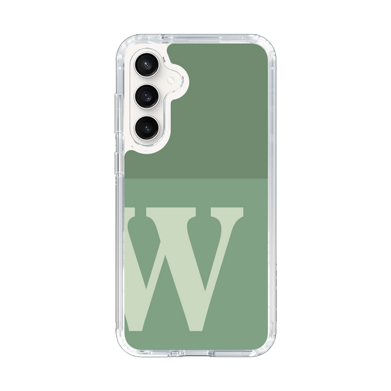 Slim Protection Case［ Original - initial two tone - W green ］