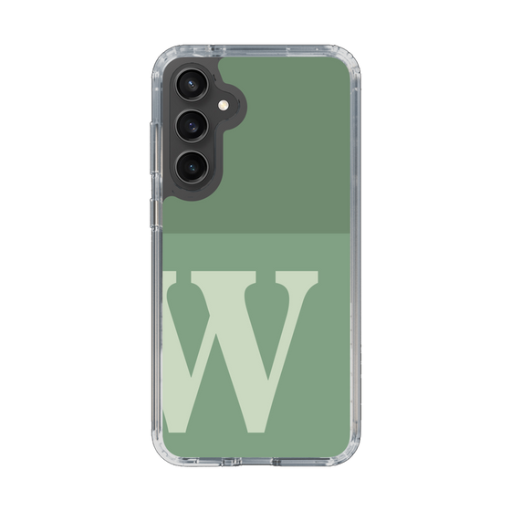Slim Protection Case［ Original - initial two tone - W green ］