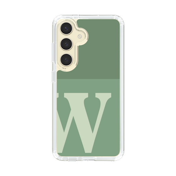Slim Protection Case［ Original - initial two tone - W green ］