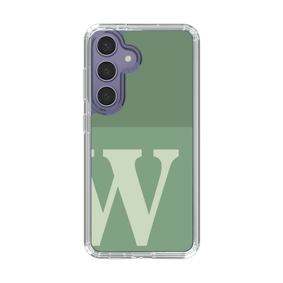 Slim Protection Case［ Original - initial two tone - W green ］