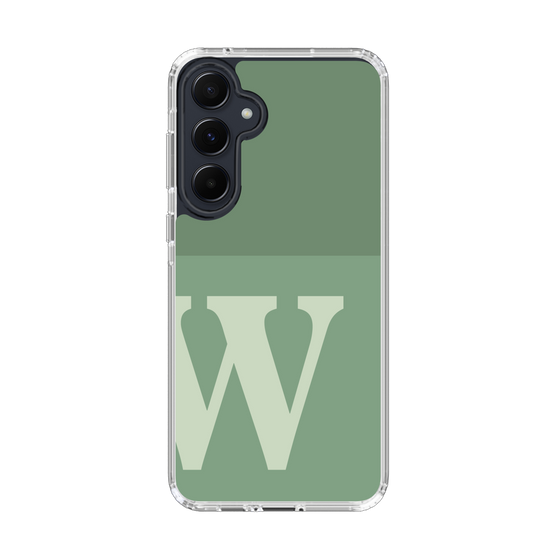 Slim Protection Case［ オリジナル - initial two tone - W green ］