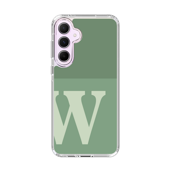 Slim Protection Case［ オリジナル - initial two tone - W green ］