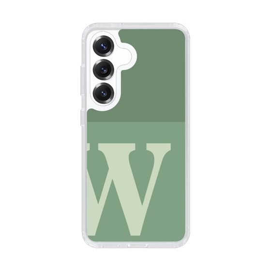 Slim Protection Case［ Original - initial two tone - W green ］